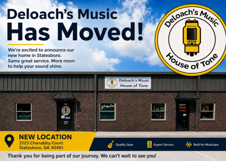 A Music House of Tone de Deloach continua a tradição de quase 40 anos na nova localização de Statesboro