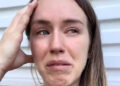 A influenciadora Jen Hamilton começa a chorar ao sugerir a separação do marido Brian em um vídeo emocional