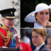 A realeza comemora o aniversário de King enquanto a rainha e a princesa Kate participam do Trooping the Color