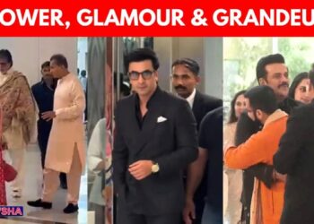 Amitabh Bachchan, Farhan Akhtar, Ranbir Kapoor e mais celebridades da cidade participam de uma grande cerimônia de casamento
