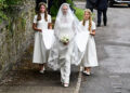Anel de sinos de casamento real para Peter Phillips e Harriet Sperling