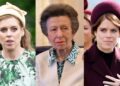 Anne supostamente em guerra com a realeza por causa de Eugenie e Beatrice