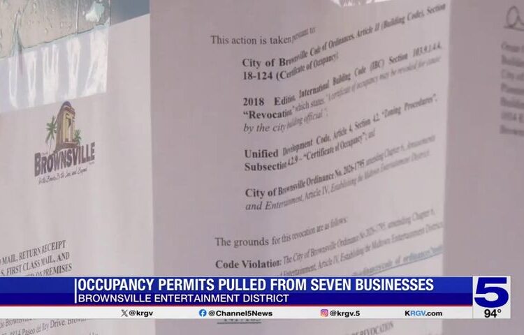 Brownsville fecha sete empresas no distrito de entretenimento da cidade por violações do código