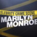 'Cena de crime de celebridade: cena nunca antes da morte de Marilyn Monroe em IA