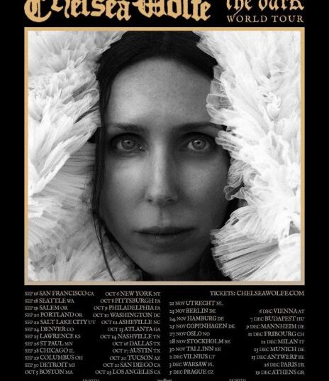 Chelsea Wolfe anuncia turnê de outono e revela duas novas músicas