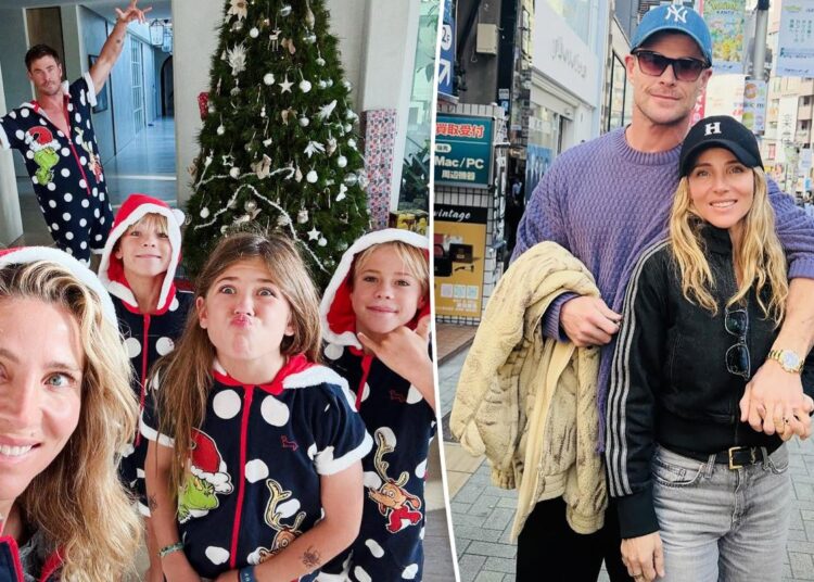 Chris Hemsworth, esposa Elsa Pataky e filhos tiveram embarque negado em voo internacional