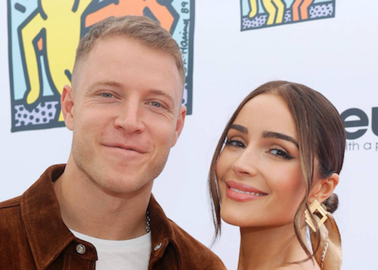 Doce mensagem de aniversário de Olivia Culpo para o marido Christian McCaffrey