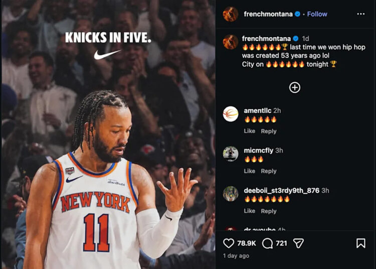 French Montana se oferece para ajudar motorista de táxi pego em comemoração dos Knicks
