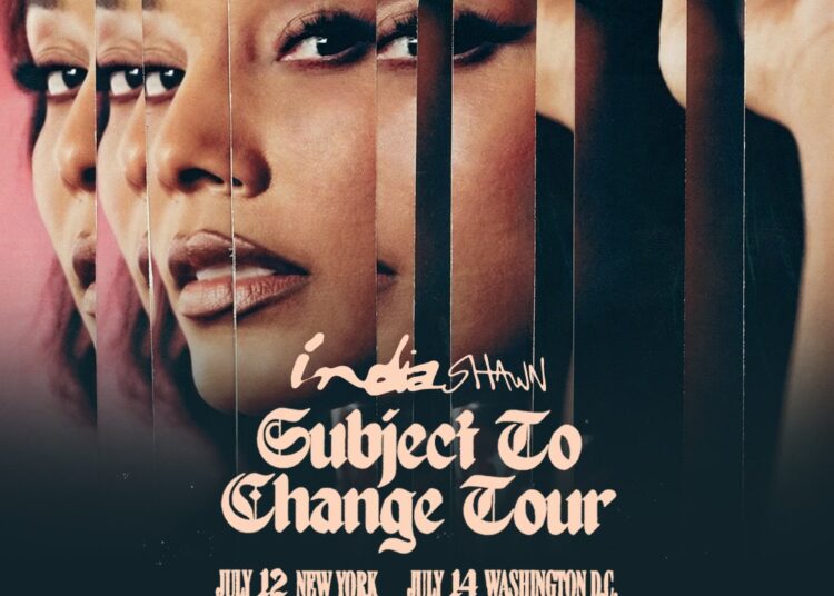India Shawn anuncia “The Subject To Change Tour” – novas músicas de R&B, músicas e entrevistas