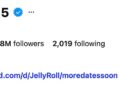 Jelly Roll exclui o nome de Bunnie Xo da biografia do Instagram