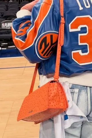 Jordyn Woods não pode levar sua bolsa da ‘sorte’ para o jogo dos Knicks devido à política de proibição de bagagem em vigor para a presença do presidente Trump