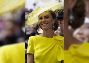 Kate Middleton trouxe o sol do verão para Royal Ascot em um impressionante vestido Roksanda amarelo