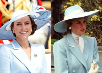 Kate Middleton usou a mesma roupa da princesa Diana em Trooping the Colour?