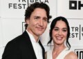 Katy Perry e Justin Trudeau se aconchegam na estreia no tapete vermelho de Tribeca