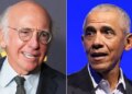Larry David recusou notas de Obama durante as filmagens de novo programa: ‘Eu sou o presidente disso’
