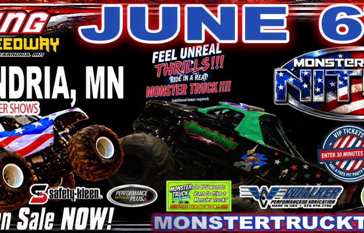 MONSTER TRUCK NITRO TOUR CHEGANDO A VIKING SPEEDWAY | Entretenimento