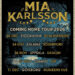 Mia “Coldheart” Karlsson, vocalista do Crucified Barbara: Novo single, turnê sueca e participação especial no último videoclipe da Europa