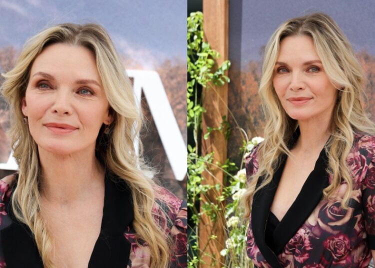 Michelle Pfeiffer estiliza Rodarte para o evento FYC 'The Madison'