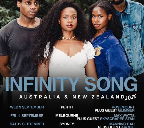 Notícias: Infinity Song anuncia a maior turnê pela Austrália e Nova Zelândia até agora