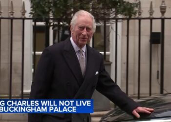 O Rei Carlos III não viverá no Palácio de Buckingham após a conclusão de uma reforma dispendiosa