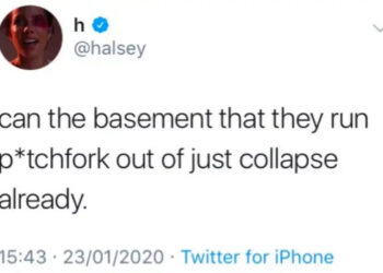 O crítico musical Anthony Fantano quebra o silêncio com os tweets de Halsey