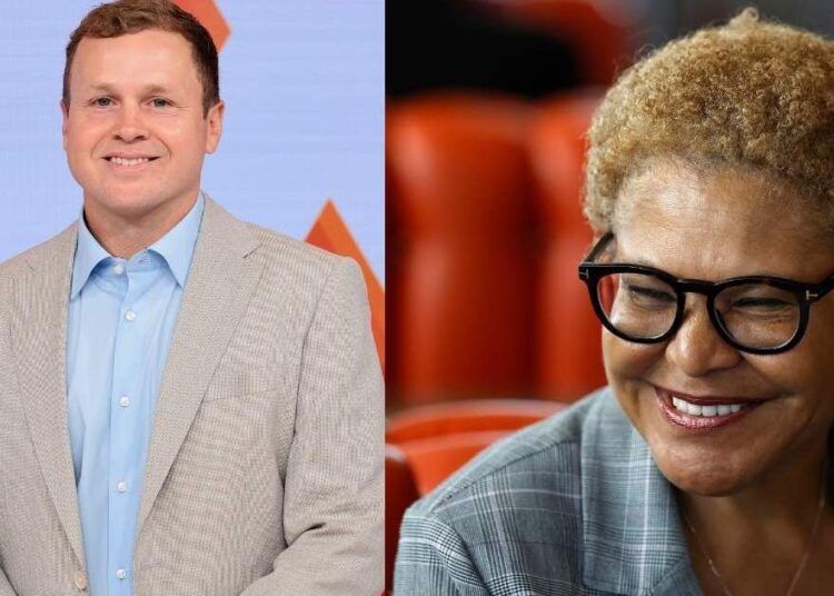O ex-vilão de reality shows Spencer Pratt atualmente ocupa o segundo lugar, atrás de Karen Bass, na corrida para prefeito de Los Angeles