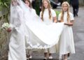 O 'forte vínculo afetuoso' de Harriet Sperling com as novas enteadas Isla e Savannah Phillips evidente no dia do casamento