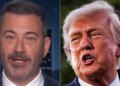 O público de Jimmy Kimmel aplaude descontroladamente uma notícia sobre Trump