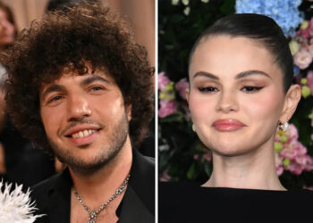 Os fãs ficam ‘envergonhados’ por Selena Gomez depois que Benny Blanco chama Margot Robbie de ‘a garota mais gostosa do mundo’ em um clipe de programa viral