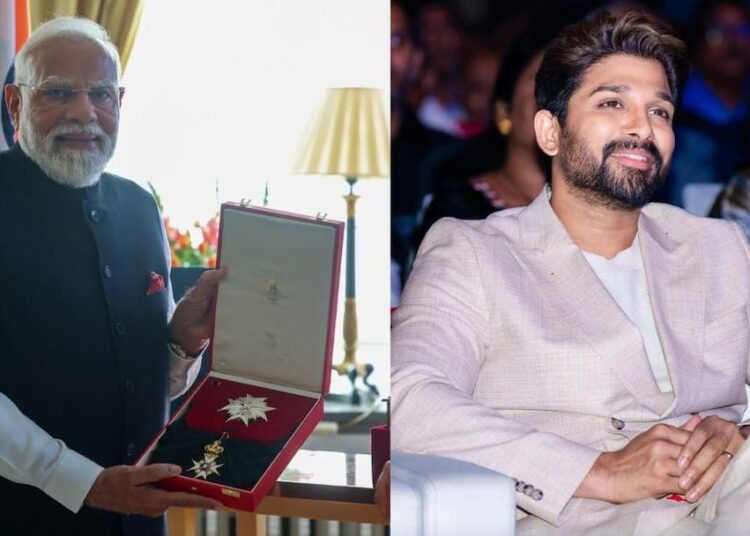 PM Modi usa música tema AA23 em postagem no Instagram com o presidente da Eslováquia; Allu Arjun reage