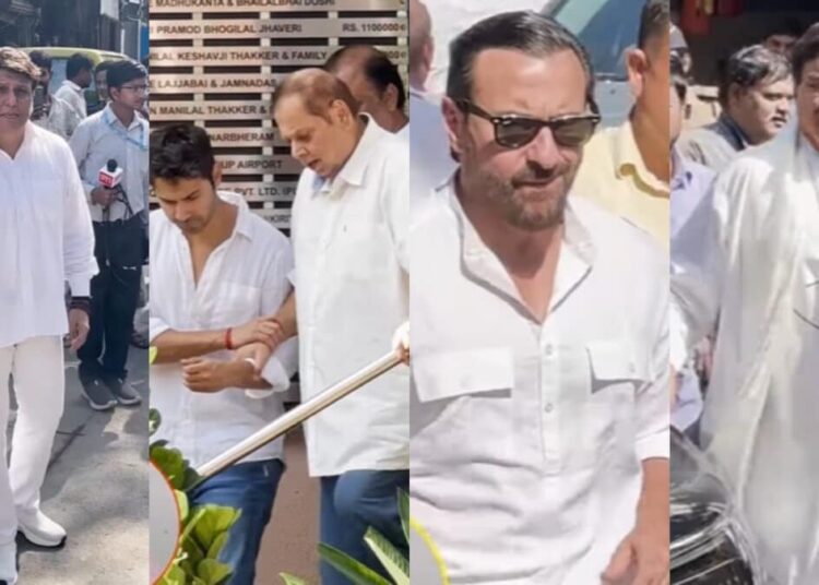 Pahlaj Nihalani falece: Govinda, David Dhawan e outras celebridades de Bollywood participam da última cerimônia | Notícias de Bollywood