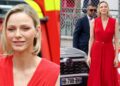 Princesa Charlene de Mônaco se anima para o Grande Prêmio de F1 de Mônaco