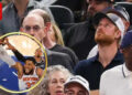 Príncipe Harry: Finais da NBA: O Príncipe Harry faz uma aparição surpresa no jogo enquanto a família real marca Trooping the Color sem ele e Meghan Markle