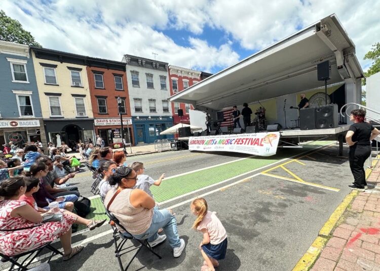 Programação de atualizações do Festival de Artes e Música de Hoboken para o fim de semana