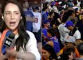 Repórter da CBS fica fora de forma com o palavrão alegre do fã do Knicks na comemoração