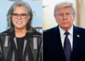 Rosie O'Donnell retorna da Irlanda, critica o 'psicopata' Donald Trump por peidar: 'Um idiota e um mentiroso'