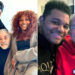 Sinbad sorri ao ser abraçado pelo filho Royce e pela filha Paige após seu derrame em 2020