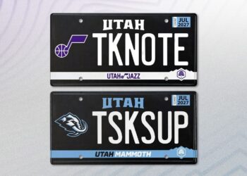Smith Entertainment Group revela placas de Utah Jazz e Mammoth