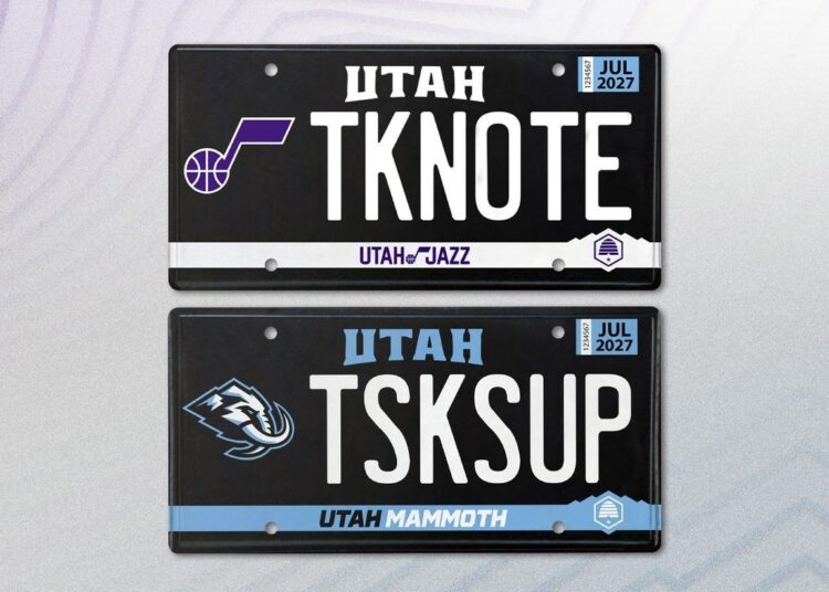 Smith Entertainment Group revela placas de Utah Jazz e Mammoth