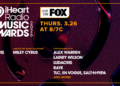 The 2026 iHeartRadio Music Awards Airing Thursday, March 26 on FOX to Feature Performances by Alex Warren, Lainey Wilson, Ludacris, RAYE, TLC, En Vogue, Salt-N-Pepa and More Live from Dolby Theatre in Los Angeles