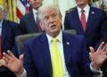 Trump anuncia 'rally para acabar com todos os comícios' após a retirada dos artistas dos shows do 250º aniversário