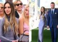 Victoria Beckham com David Beckham na cerimônia da Calçada da Fama de Hollywood