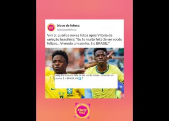 #vinijr . publica novas fotos após Vitória da seleção brasileira. #fofocas