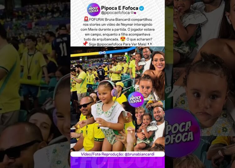 Neymar Interage Com Mavie Durante Jogo Do Brasil E Encanta Torcedores 😍 #neymar #mavie