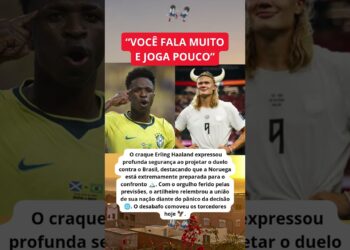 ERLING HAALAND projeta o confronto entre NORUEGA e BRASIL nas oitavas de final 🤯⚽