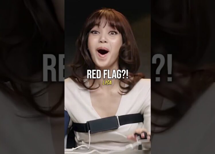 Lisa’s Reactions When the Lie Detector Caught Her 😱 #liedetector #blackpink