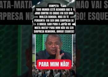 Alerta de Vampeta: Não Vai Ser Surpresa Se o Brasil Sair Para o Japão
