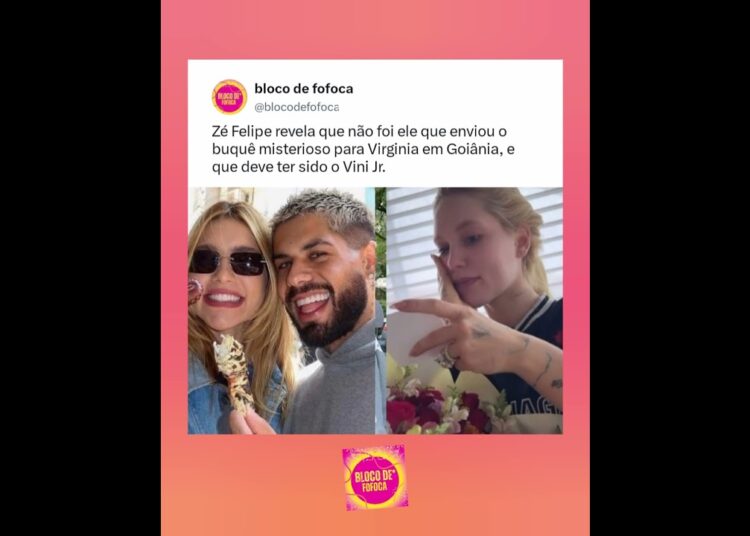 #zefelipe disse que não foi ele que mandou o buquê para a #virginia e que de ter sido o #vinijr