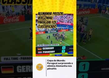 Copa do Mundo: Paraguai surpreende e elimina Alemanha nos pênaltis