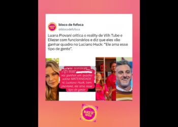 #luanapiovani critica o reality de #viihtube  e Eliezer com funcionários. #fofoca #fofocas